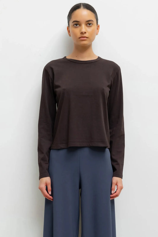 Longsleeve The Margo in Chocolate