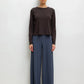 Longsleeve The Margo in Chocolate
