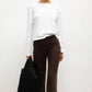 Longsleeve The Margo in White