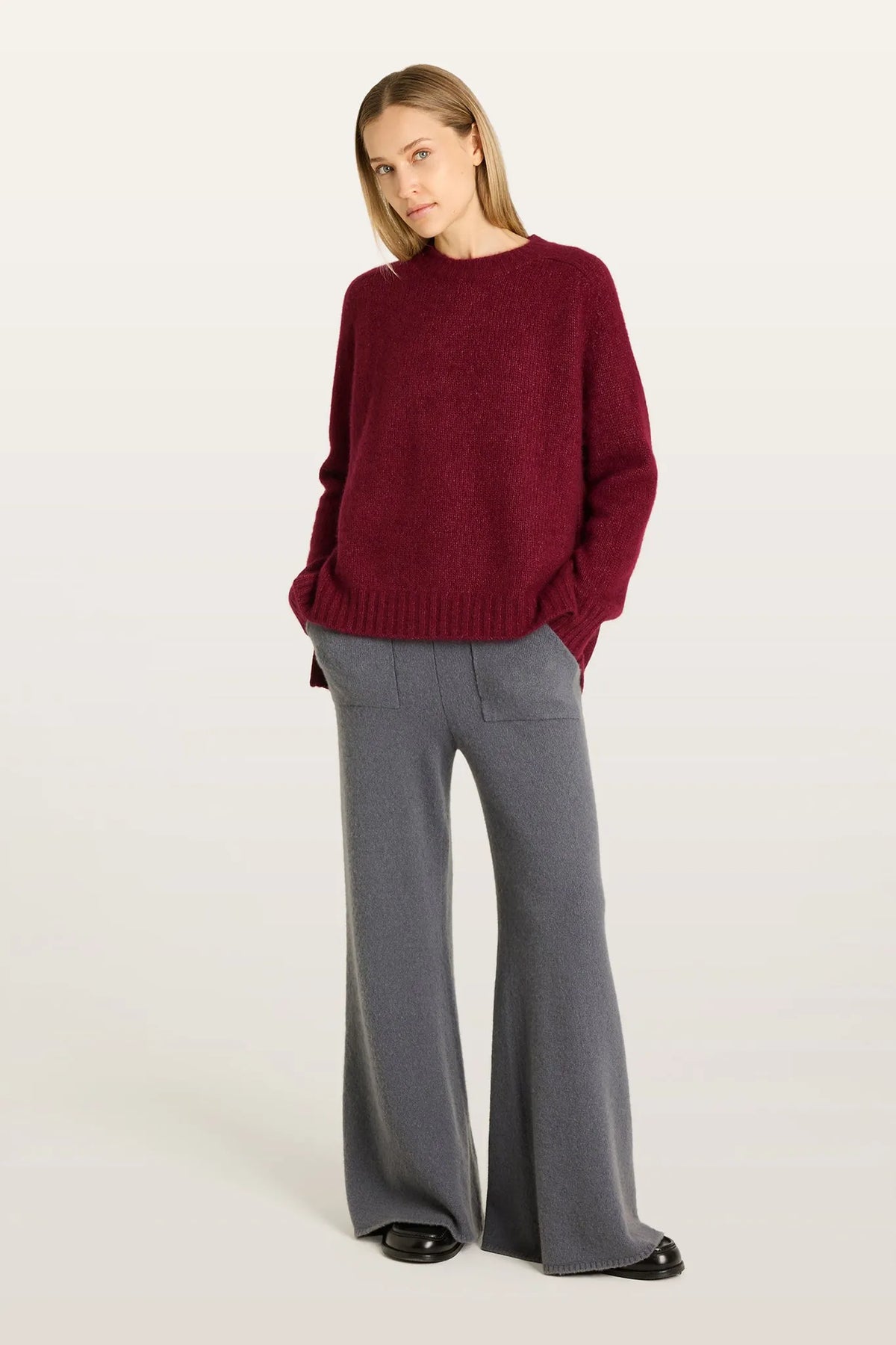 Pullover Aundy in Burgundy