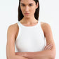 Rib tank top Jennifer in white