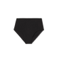 High waisted bikini bottom in black