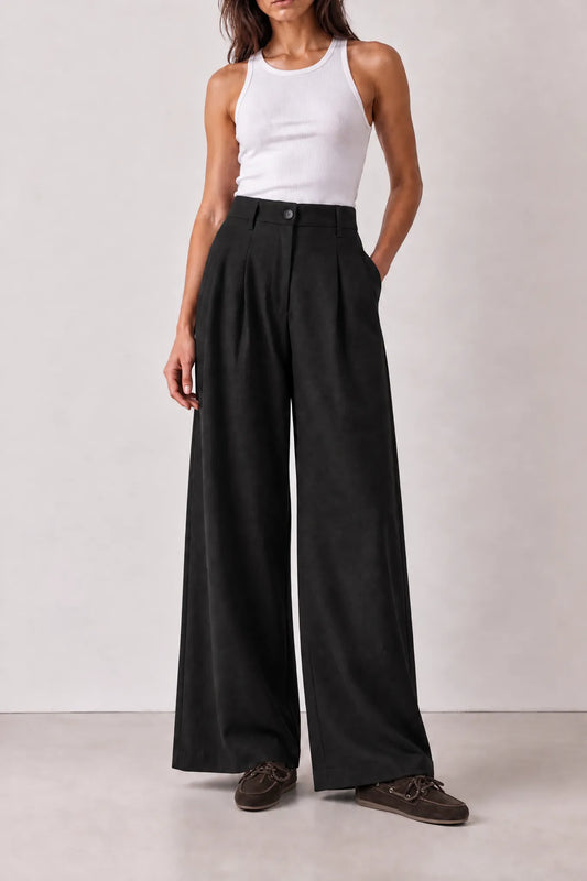 Hose Petra Chino Over 2 Pences in Nero