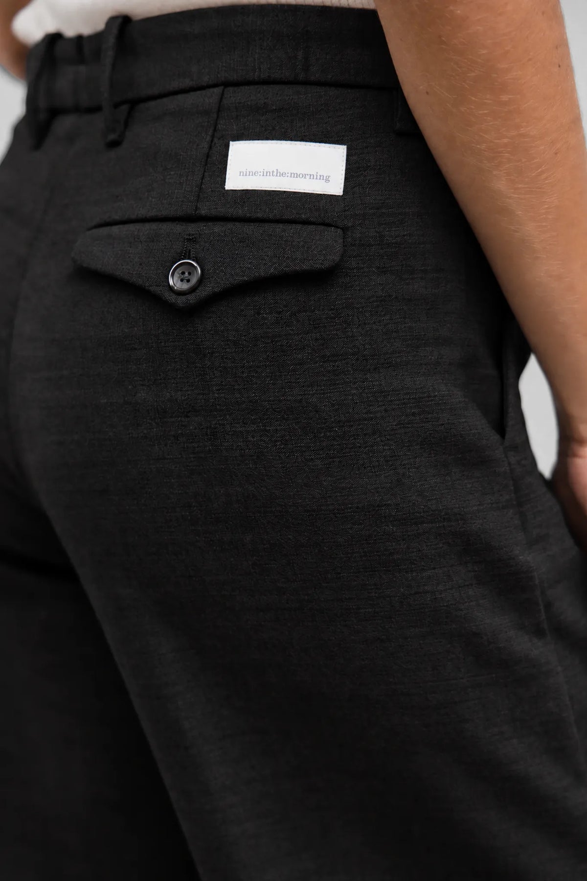 Hose Nadia Chino Palazzo in Nero