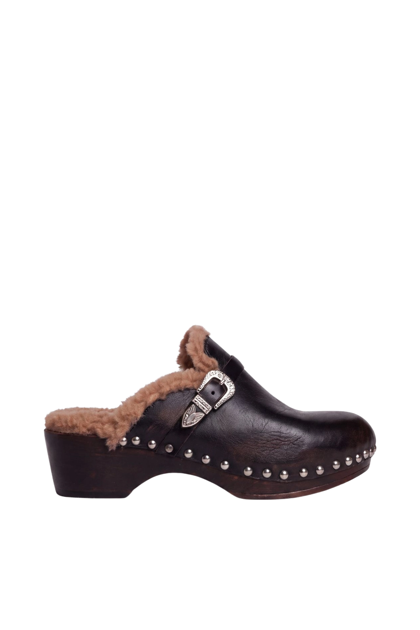 Clog Cortina in Coffee