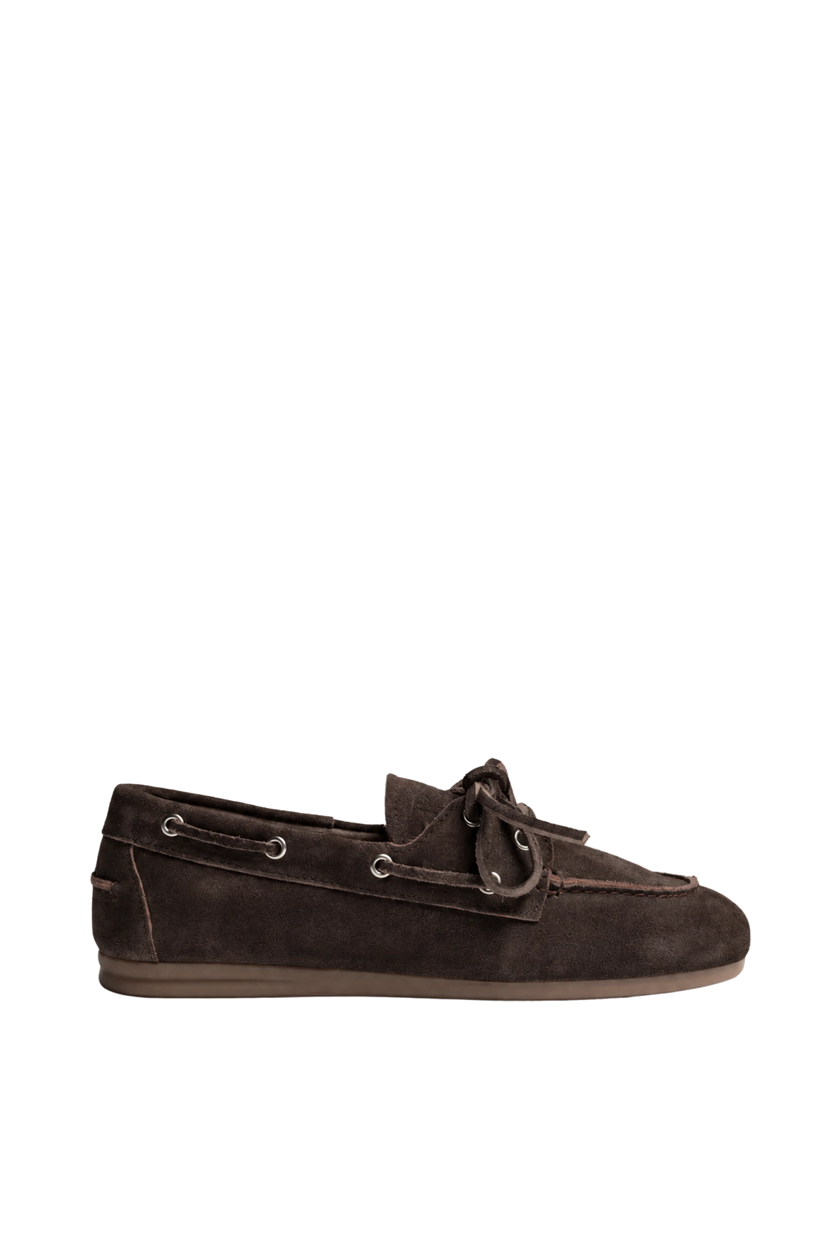 Boat Loafer Suede in Espresso