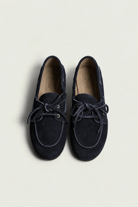Boat Loafer Suede in Royal