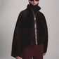 Lammfelljacke Jackson in Red Wine