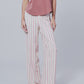 Shirt Bowie in Dusty Pink Stripe
