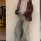 Jacke Hovy Faux Fur in Brown