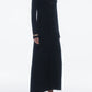 Showtime Shirt Dress in Black