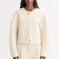 Blazer Boucle in Feather White