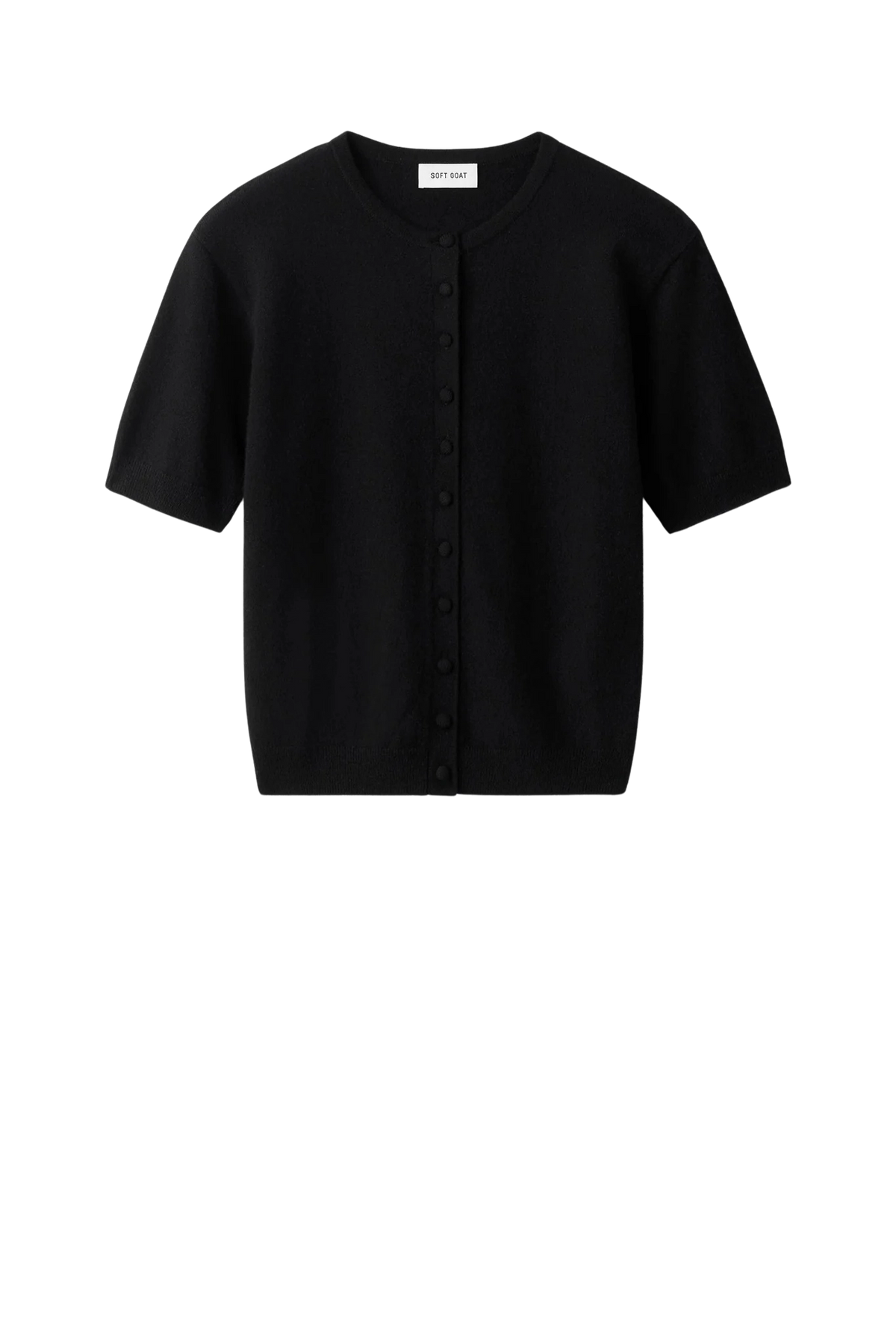 Cardigan Short Sleeved in Black