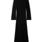 Kleid Cable Knit in Black