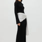 Kleid Cable Knit in Black