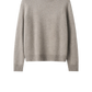 Pullover Boyfriend Crewneck in Greige