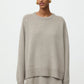 Pullover Boyfriend Crewneck in Greige