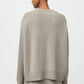 Pullover Boyfriend Crewneck in Greige
