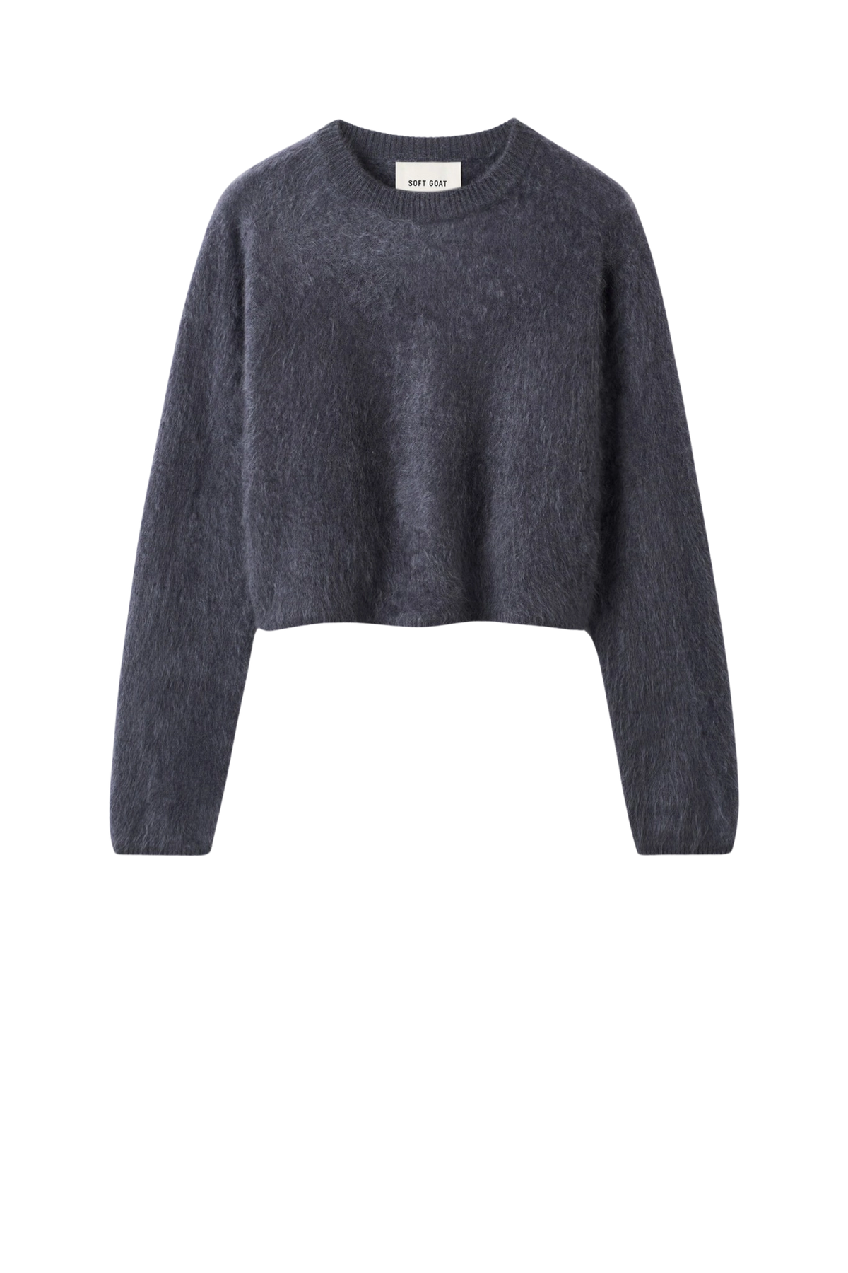 Pullover Brushed Crewneck in Anthracite