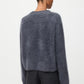 Pullover Brushed Crewneck in Anthracite