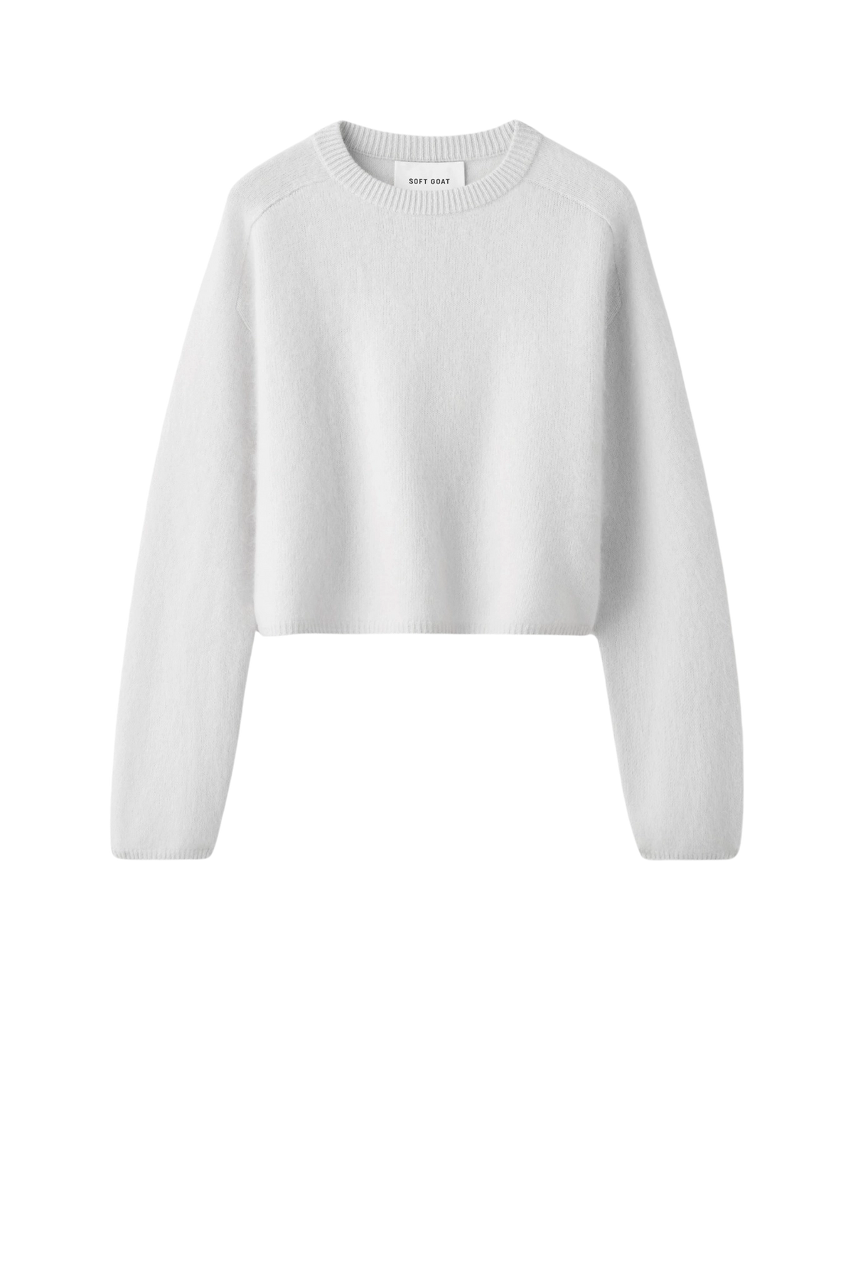 Pullover Brushed Crewneck in Quiet Grey