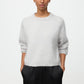 Pullover Brushed Crewneck in Quiet Grey