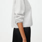 Pullover Brushed Crewneck in Quiet Grey