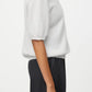 Pullover Brushed Short Sleeve in Quiet Grey