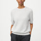 Pullover Brushed Short Sleeve in Quiet Grey