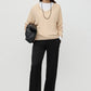 Pullover Featherlight V-Neck in Champagne