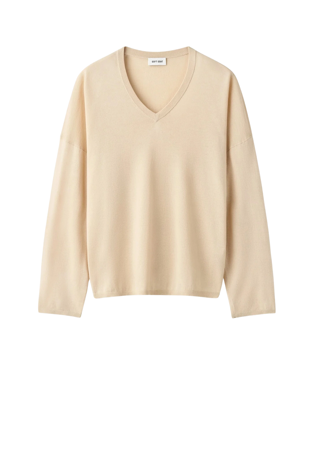 Pullover Featherlight V-Neck in Champagne