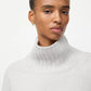 Pullover Girlfriend Turtleneck in Quiet Grey