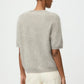 Pullover Brushed Short Sleeve in Greige