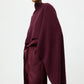 Schal Knitted Scarf in Bordeaux