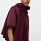 Schal Knitted Scarf in Bordeaux