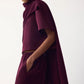 Schal Knitted Scarf in Bordeaux