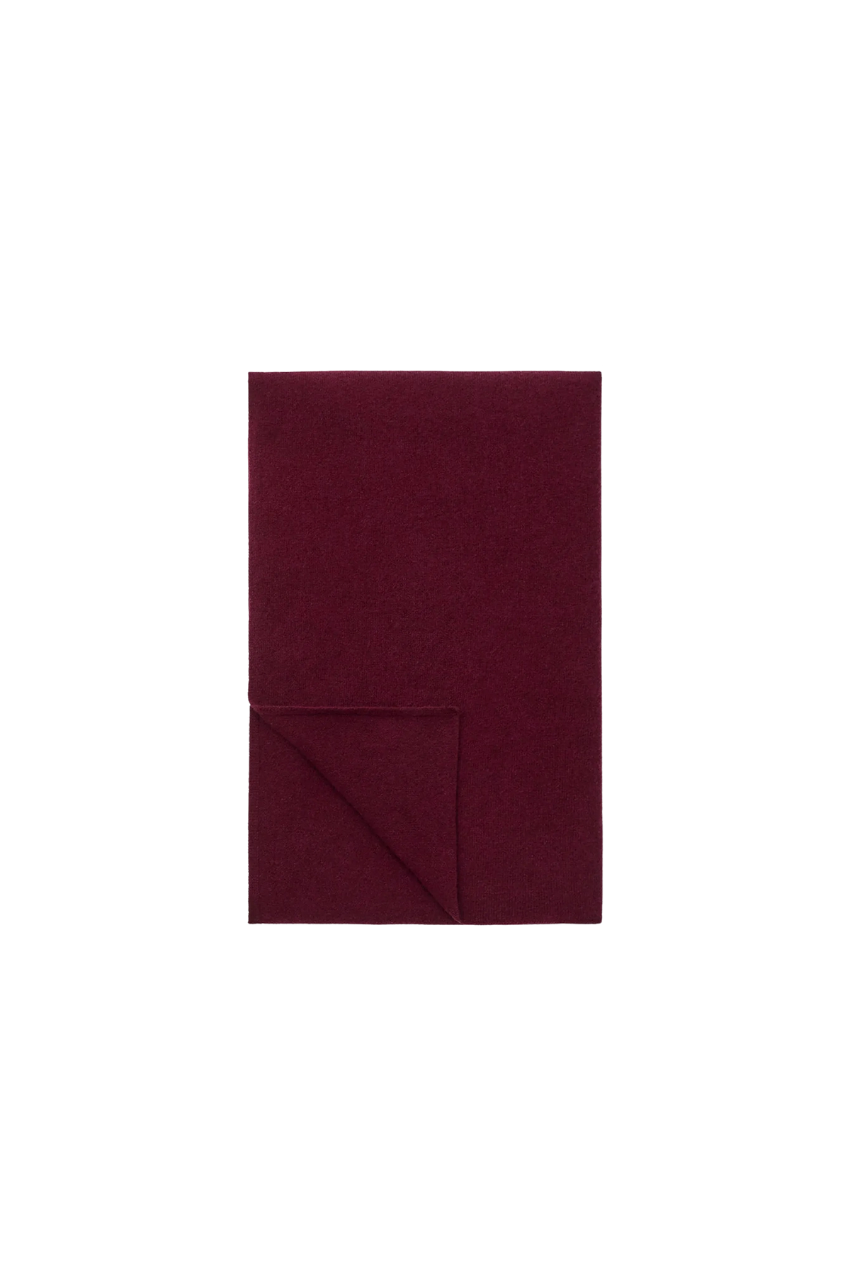 Schal Knitted Scarf in Bordeaux