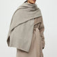 Schal Knitted Scarf in Greige