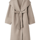 Coat Long in Dark Sand