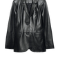 Lederblazer Mina in Black