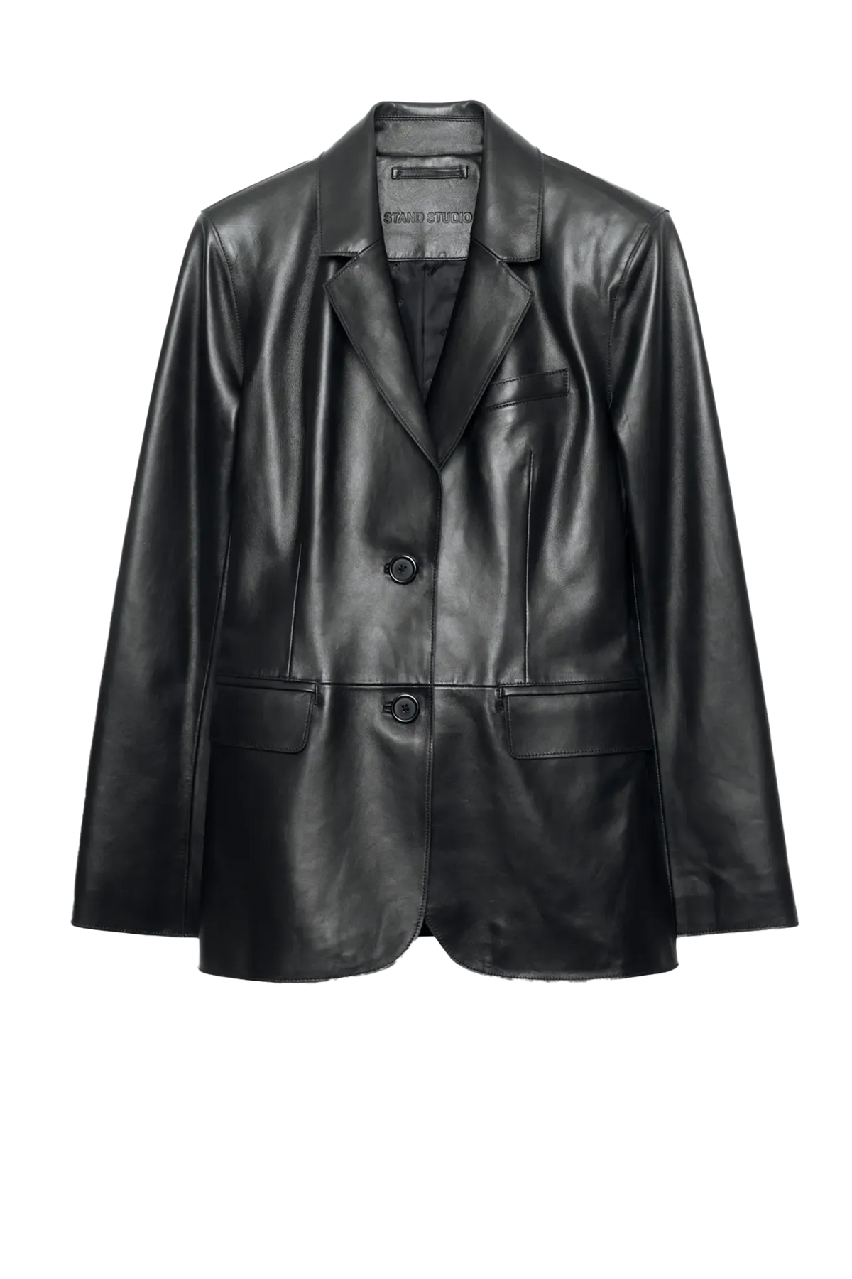 Lederblazer Mina in Black