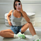 Tanktop Grau LADNERI für Damen