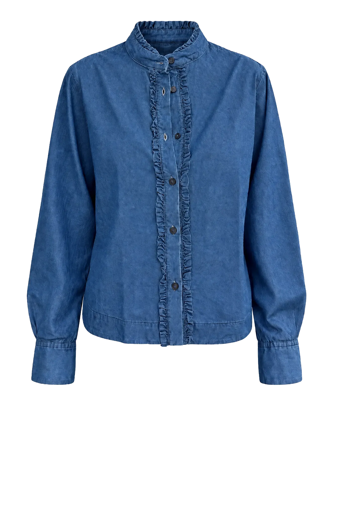 Denim Bluse Emma in Stone