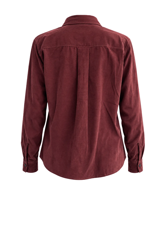 Bluse Harper in Bordeaux