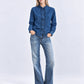 Denim Bluse Emma in Stone