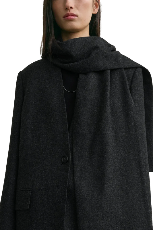 Blazer Scarf in Black