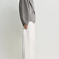 Cardigan Shawl-Lapel in Mid Gray Melange