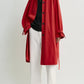 Coat Light Spring Trench in Poppy