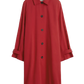 Coat Light Spring Trench in Poppy