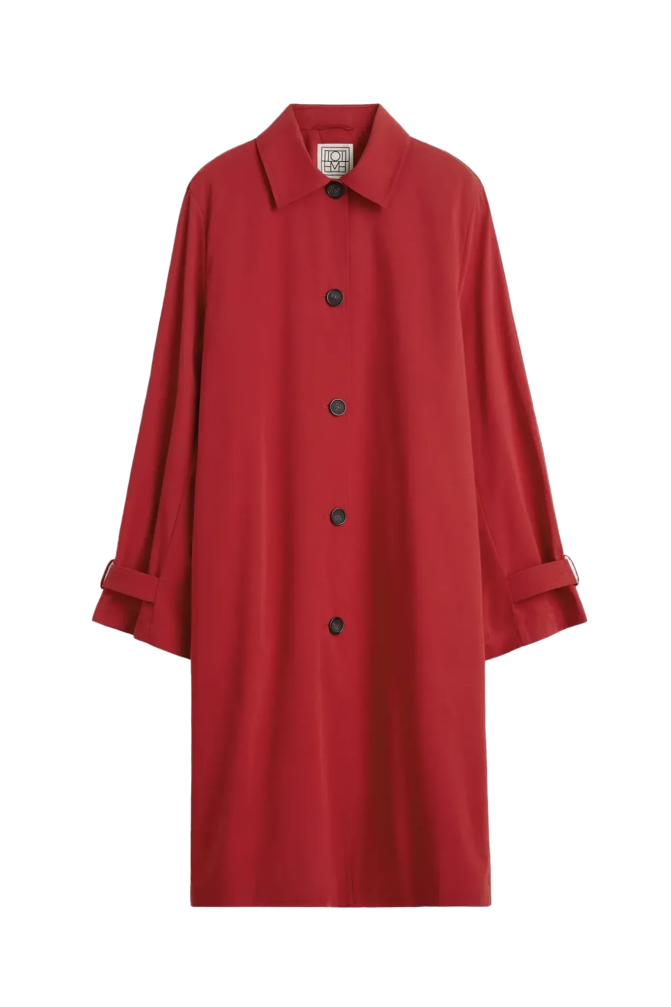 Coat Light Spring Trench in Poppy